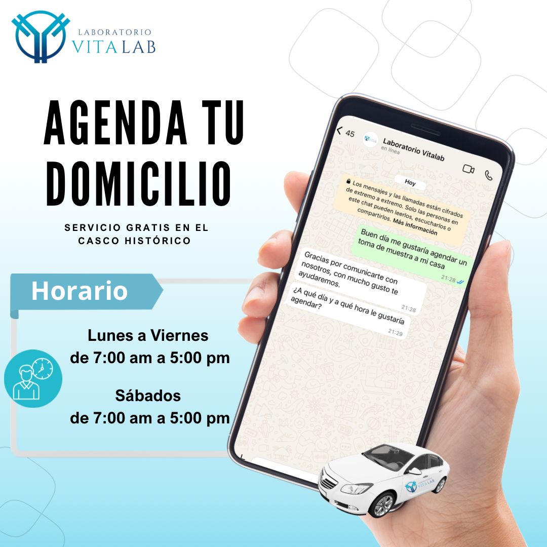 Servicio a domicilio Vitalab